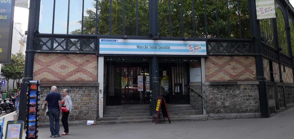 Paris, Marché Saint-Quentin im 10. Arrondissement