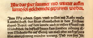 Originalurkunde der Bayrischen Landesordnung vom 23. April 1516