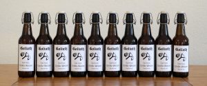 Citrillo-Weizen abgefüllt und etikettiert